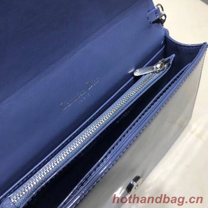 LADY DIOR CALFSKIN WALLET C9025A blue LADY DIOR CALFSKIN WALLET C9025A blue