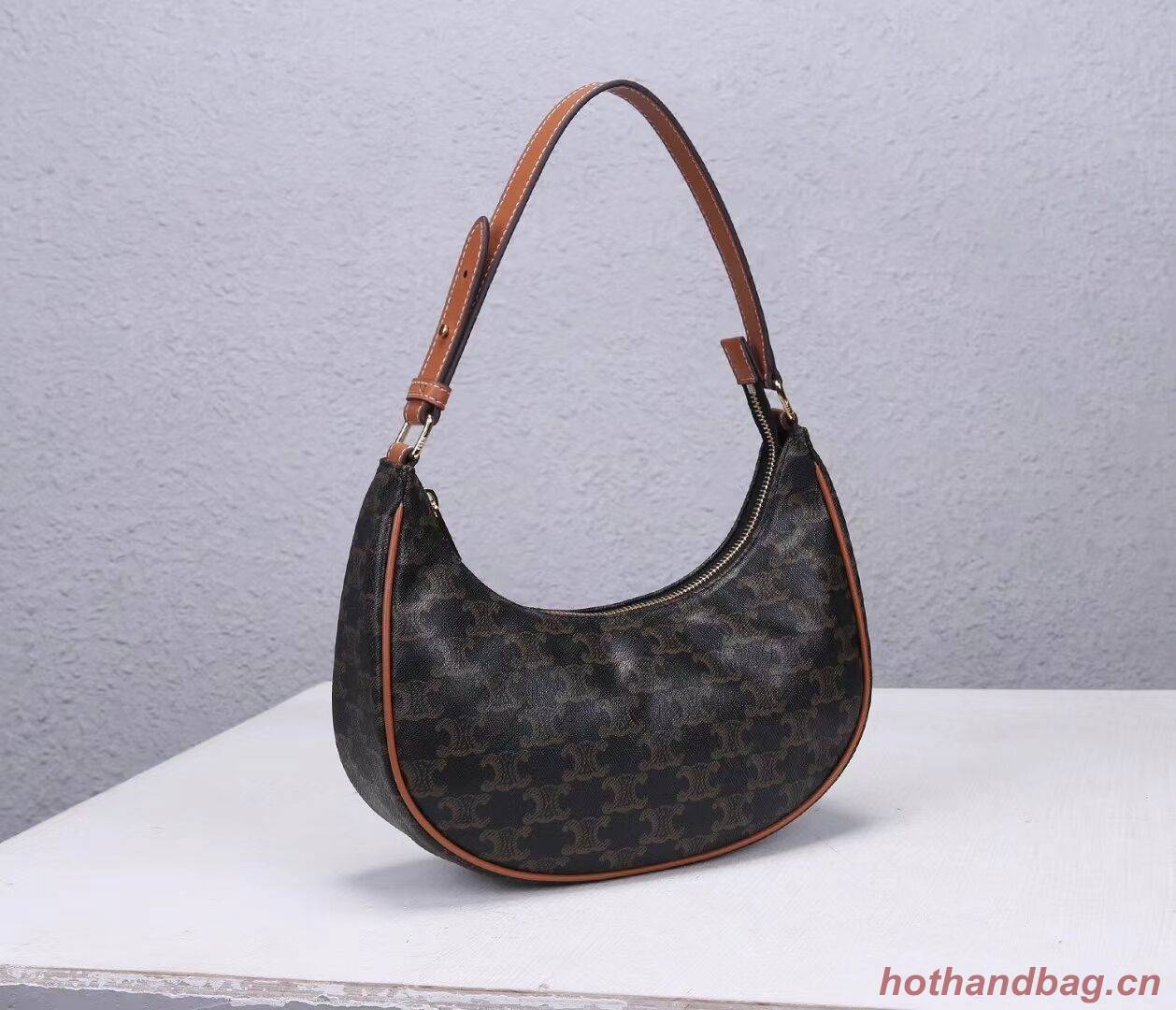 CELINE AVA BAG IN TRIOMPHE CANVAS CL93953 TAN CELINE AVA BAG IN TRIOMPHE CANVAS CL93953 TAN