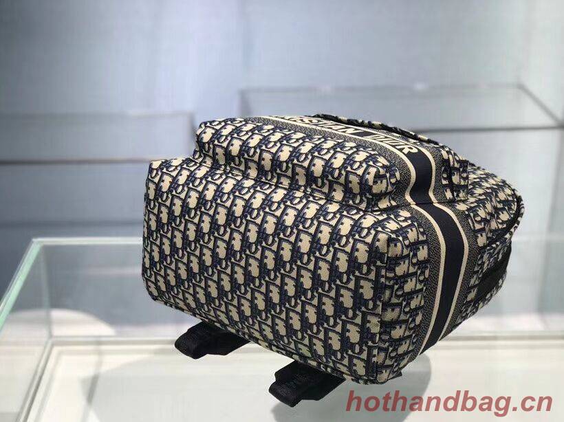 Dior original canvas knapsack CR2025 blue Dior original canvas knapsack CR2025 blue