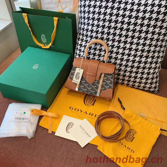 Goyard mini saigon tote bag 55632 brown