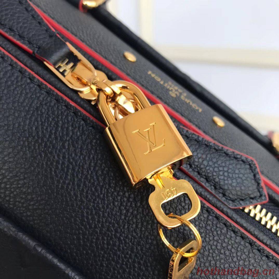 Louis vuitton original leather SPEEDY 25 Monogram Empreinte M43501 dark blue Louis vuitton original leather SPEEDY 25 Monogram Empreinte M43501 dark blue