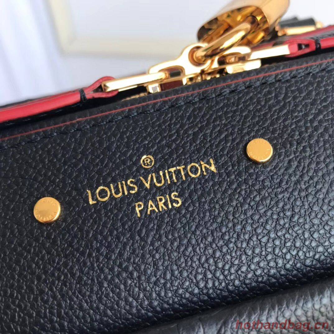 Louis vuitton original leather SPEEDY 25 Monogram Empreinte M43501 dark blue Louis vuitton original leather SPEEDY 25 Monogram Empreinte M43501 dark blue