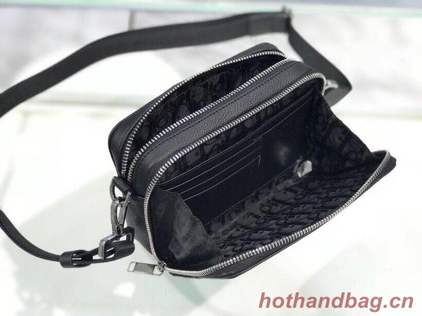 Black Grained Calfskin with DIOR C1911 Black Grained Calfskin with DIOR C1911