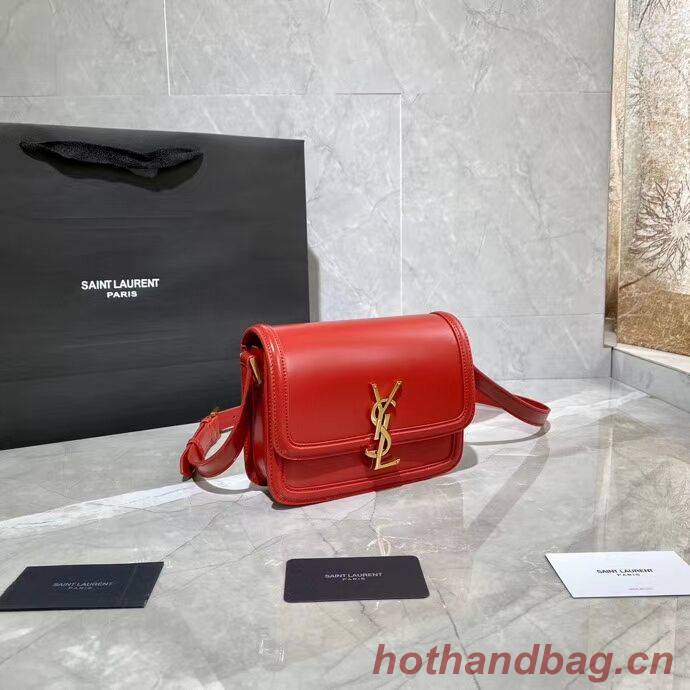SOLFERINO SMALL SATCHEL IN BOX SAINT LAURENT LEATHER 63430 red SOLFERINO SMALL SATCHEL IN BOX SAINT LAURENT LEATHER 63430 red