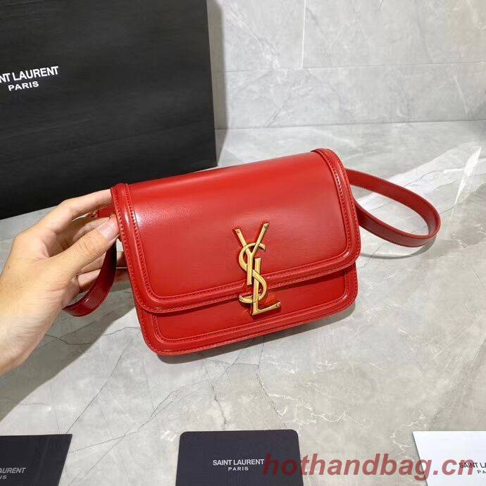 SOLFERINO SMALL SATCHEL IN BOX SAINT LAURENT LEATHER 63430 red SOLFERINO SMALL SATCHEL IN BOX SAINT LAURENT LEATHER 63430 red