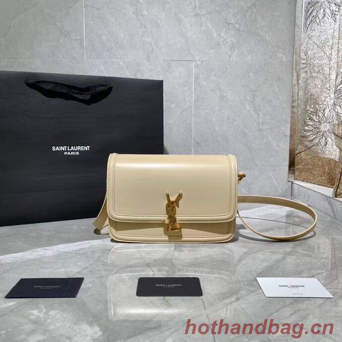 SOLFERINO MEDIUM SATCHEL IN BOX SAINT LAURENT LEATHER Y63435 Beige SOLFERINO MEDIUM SATCHEL IN BOX SAINT LAURENT LEATHER Y63435 Beige