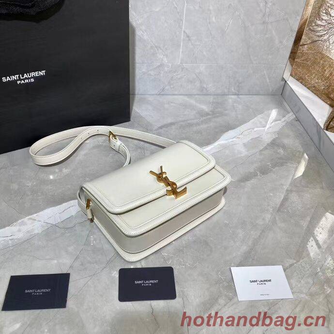 SOLFERINO MEDIUM SATCHEL IN BOX SAINT LAURENT LEATHER Y63435 white SOLFERINO MEDIUM SATCHEL IN BOX SAINT LAURENT LEATHER Y63435 white