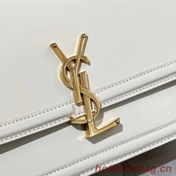 SOLFERINO MEDIUM SATCHEL IN BOX SAINT LAURENT LEATHER Y63435 white SOLFERINO MEDIUM SATCHEL IN BOX SAINT LAURENT LEATHER Y63435 white