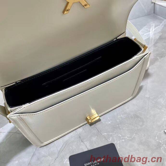 SOLFERINO MEDIUM SATCHEL IN BOX SAINT LAURENT LEATHER Y63435 white SOLFERINO MEDIUM SATCHEL IN BOX SAINT LAURENT LEATHER Y63435 white