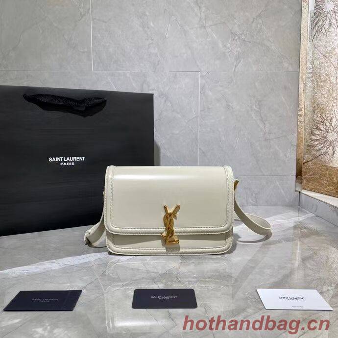 SOLFERINO MEDIUM SATCHEL IN BOX SAINT LAURENT LEATHER Y63435 white SOLFERINO MEDIUM SATCHEL IN BOX SAINT LAURENT LEATHER Y63435 white