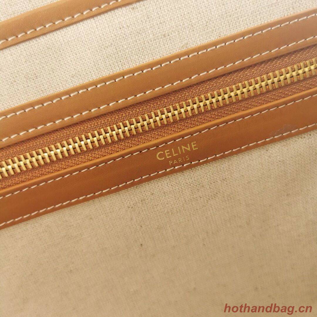 Celine TEEN TRIOMPHE BAG IN TRIOMPHE CANVAS AND CALFSKIN CL94342 red Celine TEEN TRIOMPHE BAG IN TRIOMPHE CANVAS AND CALFSKIN CL94342 red