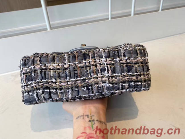 Chanel classic handbag Tweed & silver-Tone Metal A01116-5