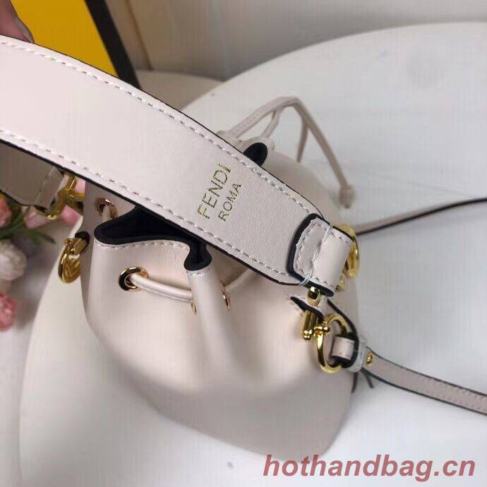 FENDI MON TRESOR beige leather mini-bag 8BS010 FENDI MON TRESOR beige leather mini-bag 8BS010