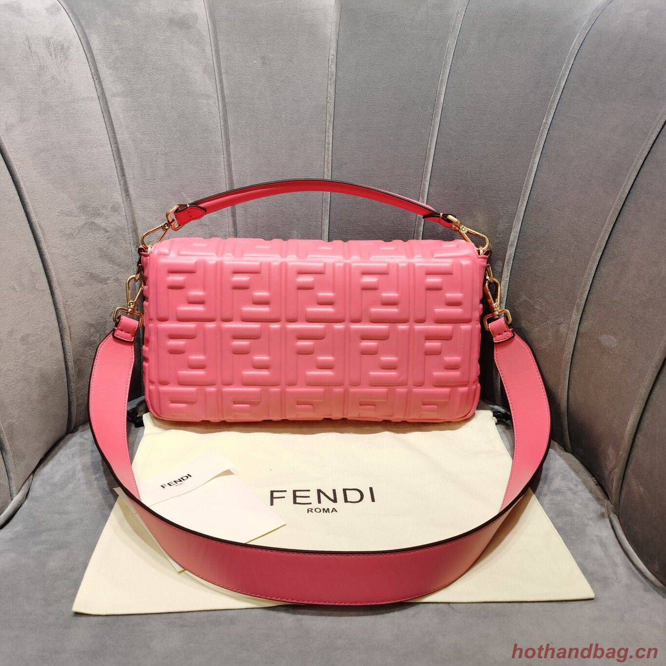 FENDI BAGUETTE Shoulder Bag 8BS017 rose FENDI BAGUETTE Shoulder Bag 8BS017 rose
