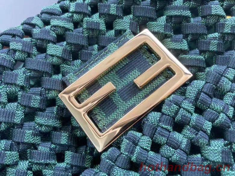 FENDI Baguette Shoulder Bag F0388 Green FENDI Baguette Shoulder Bag F0388 Green