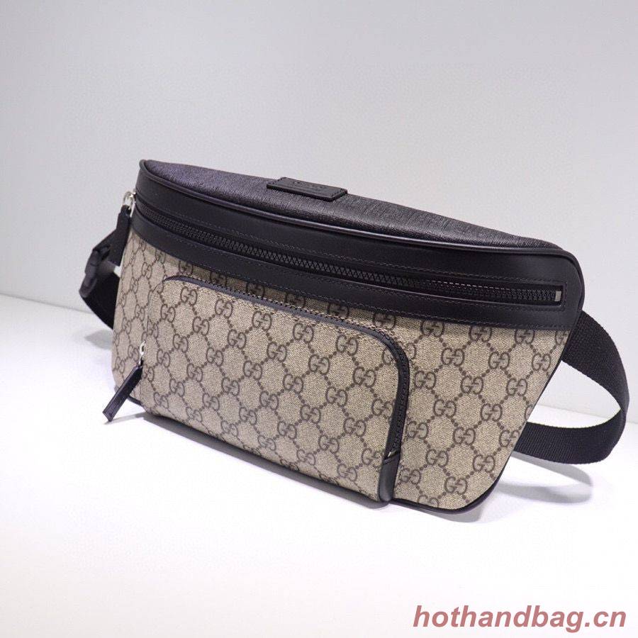 GUCCI GG Supreme Belt Bag 406372 Brown GUCCI GG Supreme Belt Bag 406372 Brown