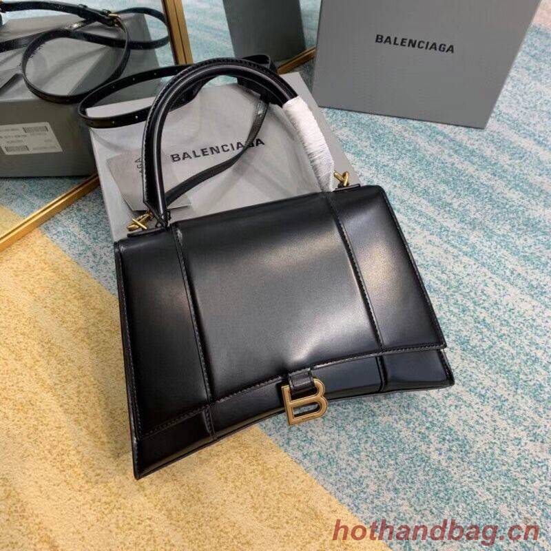 Balenciaga HOURGLASS MEDIUM TOP HANDLE BAG B108892 black Balenciaga HOURGLASS MEDIUM TOP HANDLE BAG B108892 black