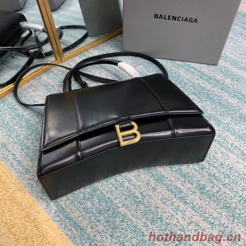 Balenciaga HOURGLASS MEDIUM TOP HANDLE BAG B108892 black Balenciaga HOURGLASS MEDIUM TOP HANDLE BAG B108892 black
