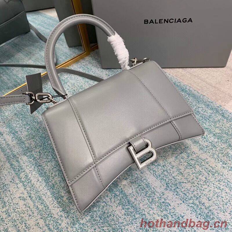 Balenciaga HOURGLASS SMALL TOP HANDLE BAG B108895-1 grey Balenciaga HOURGLASS SMALL TOP HANDLE BAG B108895-1 grey