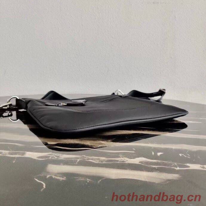 Prada Re-Nylon and Saffiano leather shoulder bag VA0715 black Prada Re-Nylon and Saffiano leather shoulder bag VA0715 black