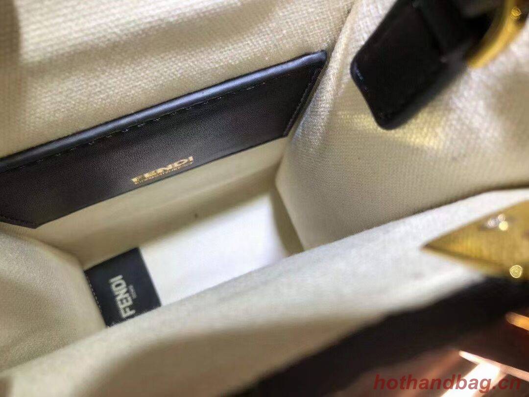 FENDI MINI SUNSHINE SHOPPER Braided straw mini-bag 8BS051 apricot FENDI MINI SUNSHINE SHOPPER Braided straw mini-bag 8BS051 apricot