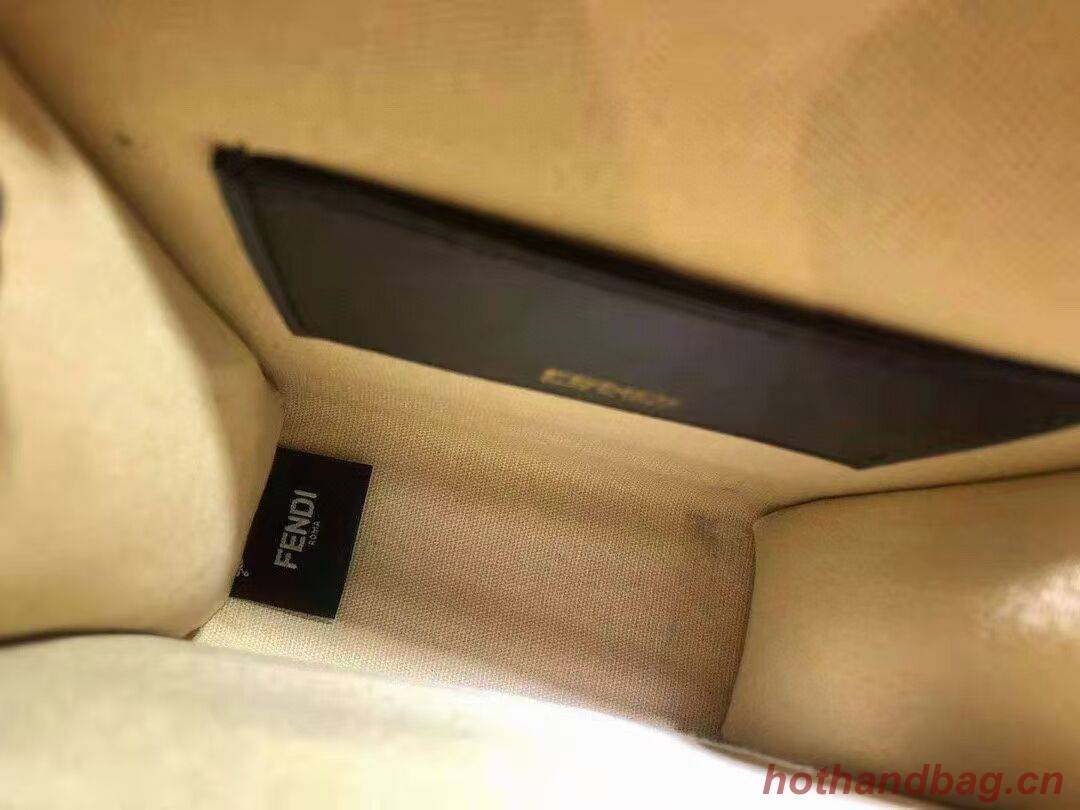 FENDI SUNSHINE SHOPPER Braided straw medium-bag F1620 apricot FENDI SUNSHINE SHOPPER Braided straw medium-bag F1620 apricot