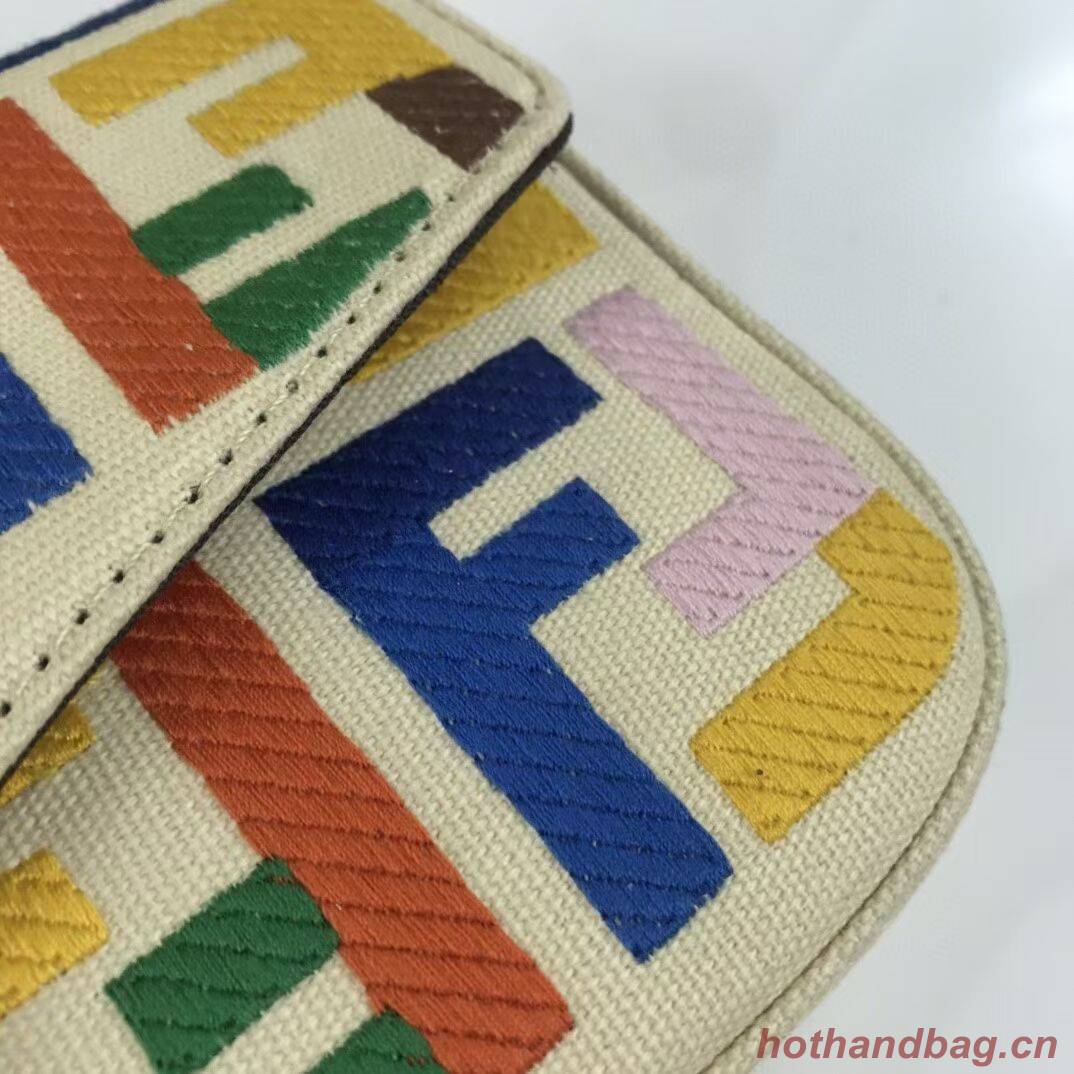 FENDI fabric bag F1230 Beige