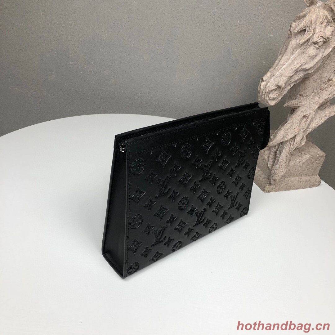 Louis Vuitton Monogram Eclipse POCHETTE VOYAGE MM M61692 Black Louis Vuitton Monogram Eclipse POCHETTE VOYAGE MM M61692 Black