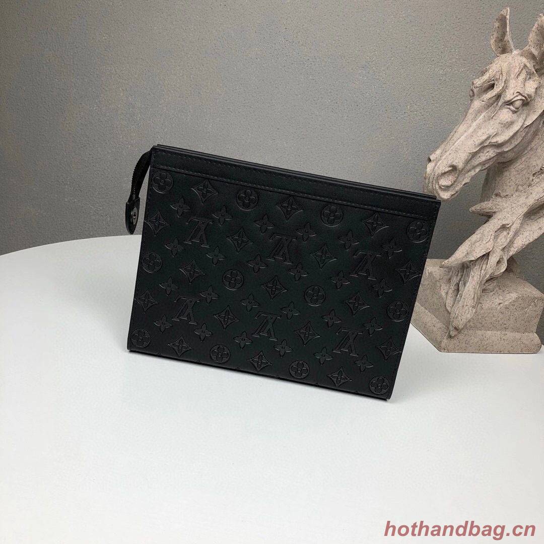 Louis Vuitton Monogram Eclipse POCHETTE VOYAGE MM M61692 Black Louis Vuitton Monogram Eclipse POCHETTE VOYAGE MM M61692 Black