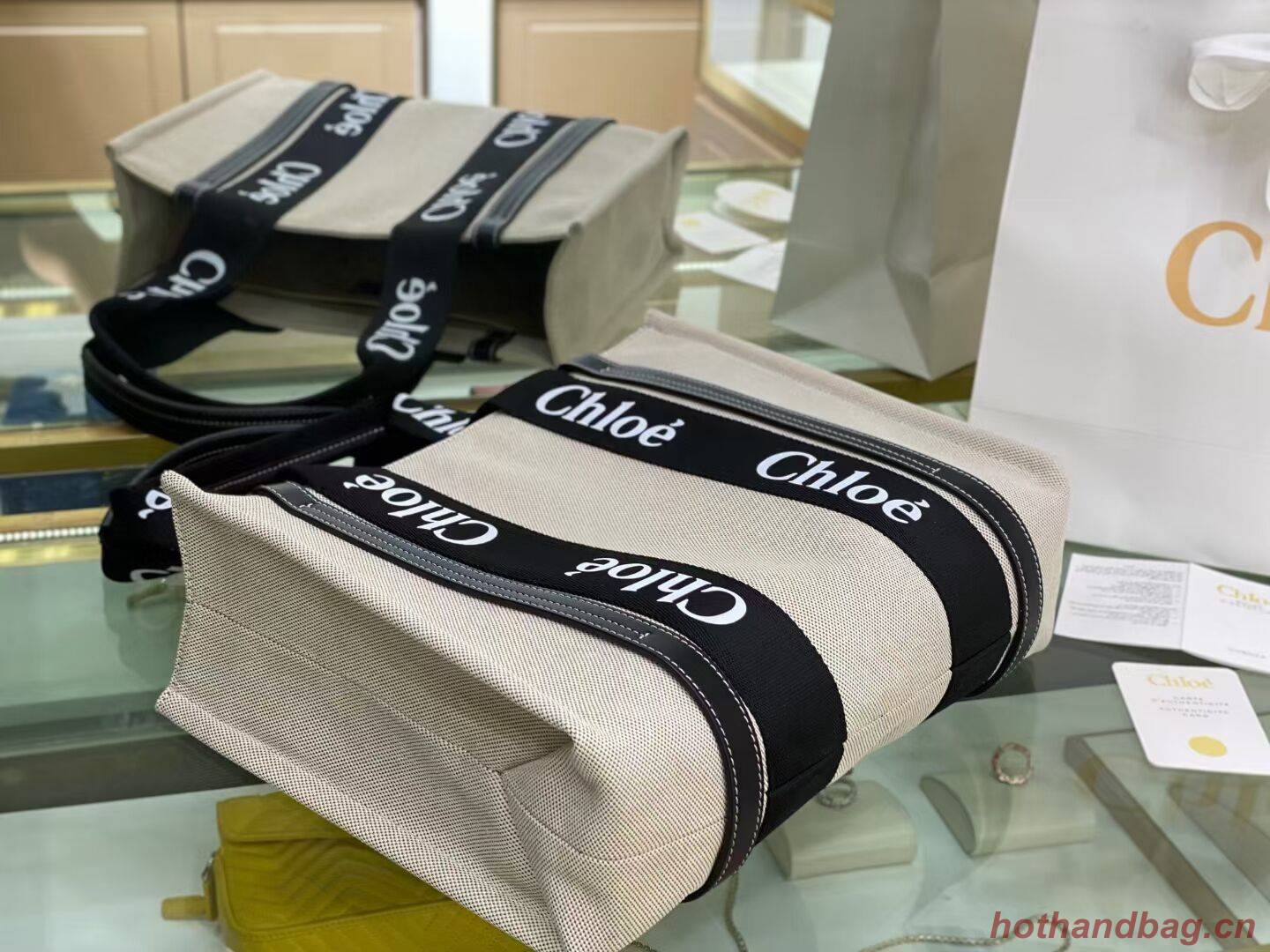 Chloe Cloth & leather 6C026 black Chloe Cloth & leather 6C026 black