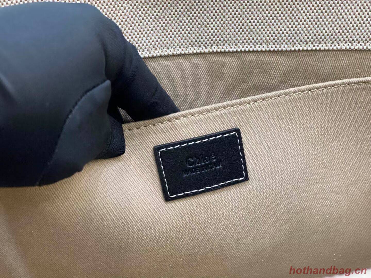 Chloe Cloth & leather 6C026 black Chloe Cloth & leather 6C026 black