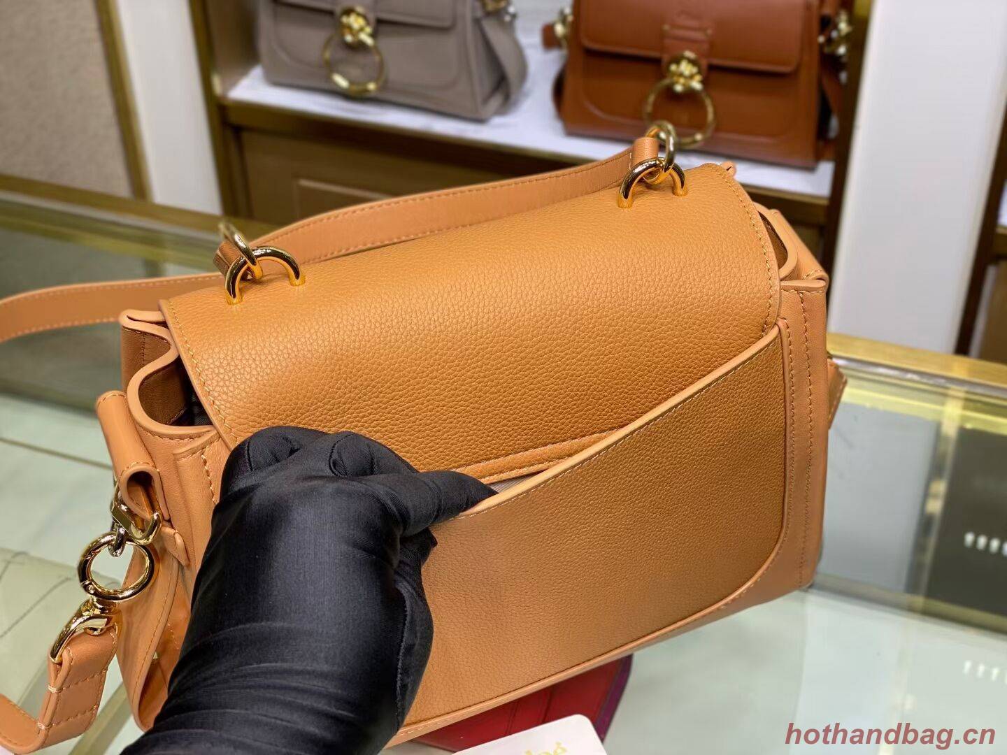 Chloe Original Calfskin Leather Bag C1142L Camel Chloe Original Calfskin Leather Bag C1142L Camel