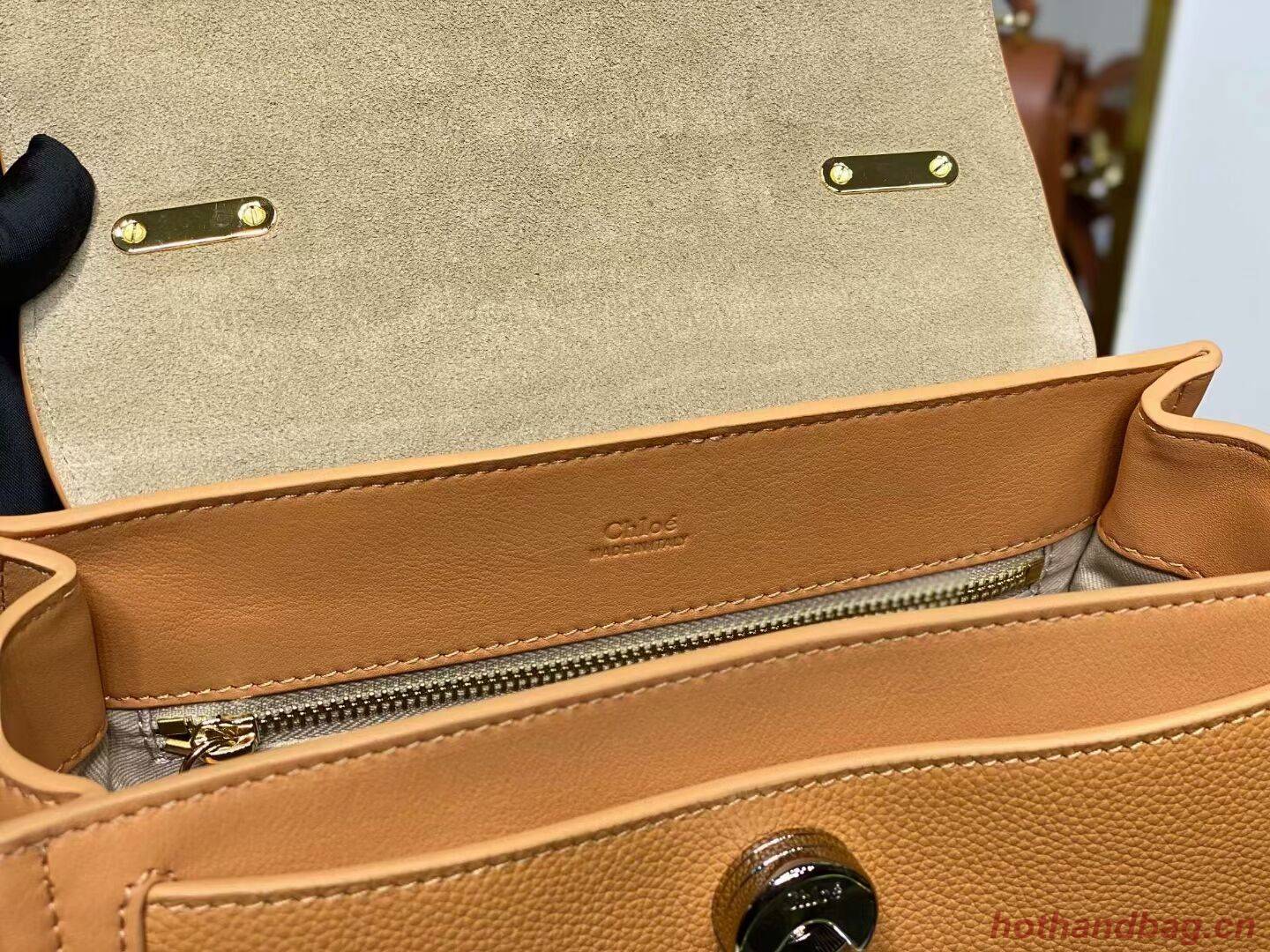 Chloe Original Calfskin Leather Bag C1142L Camel Chloe Original Calfskin Leather Bag C1142L Camel