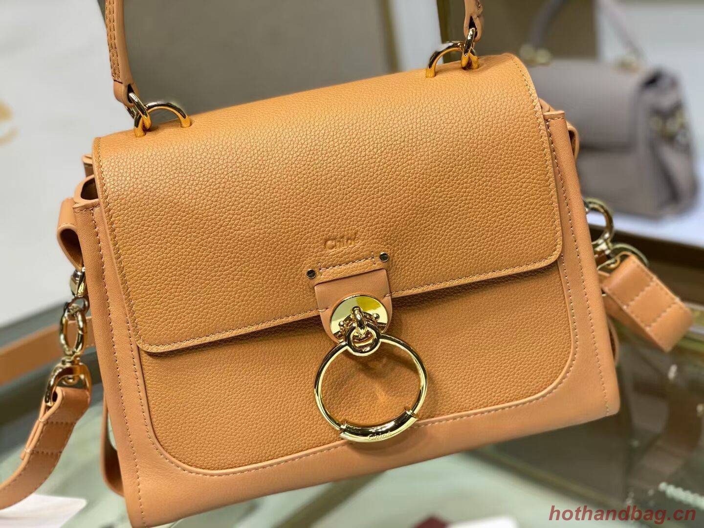 Chloe Original Calfskin Leather Bag C1142L Camel Chloe Original Calfskin Leather Bag C1142L Camel