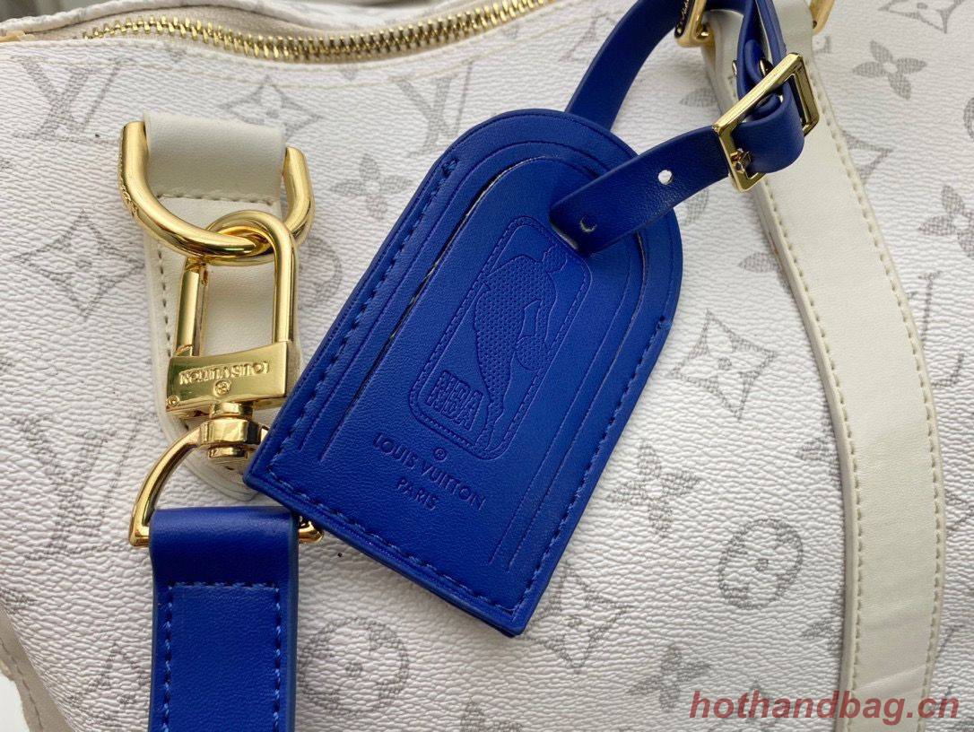 Louis Vuitton KEEPALL BANDOULIERE M41416 M41414 White Louis Vuitton KEEPALL BANDOULIERE M41416 M41414 White