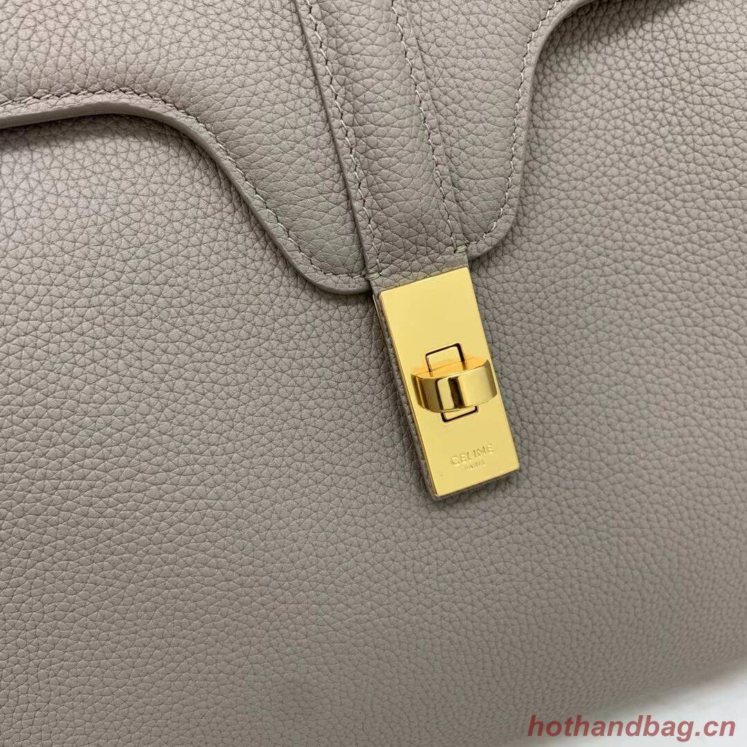 Celine MEDIUM SOFT 16 BAG IN SMOOTH CALFSKIN CR94043 grey Celine MEDIUM SOFT 16 BAG IN SMOOTH CALFSKIN CR94043 grey