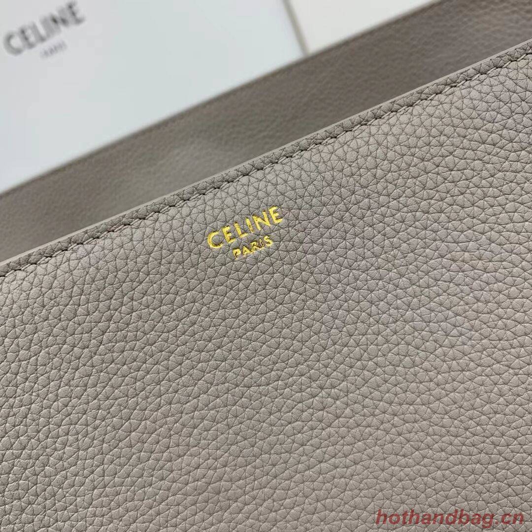 Celine MEDIUM SOFT 16 BAG IN SMOOTH CALFSKIN CR94043 grey Celine MEDIUM SOFT 16 BAG IN SMOOTH CALFSKIN CR94043 grey