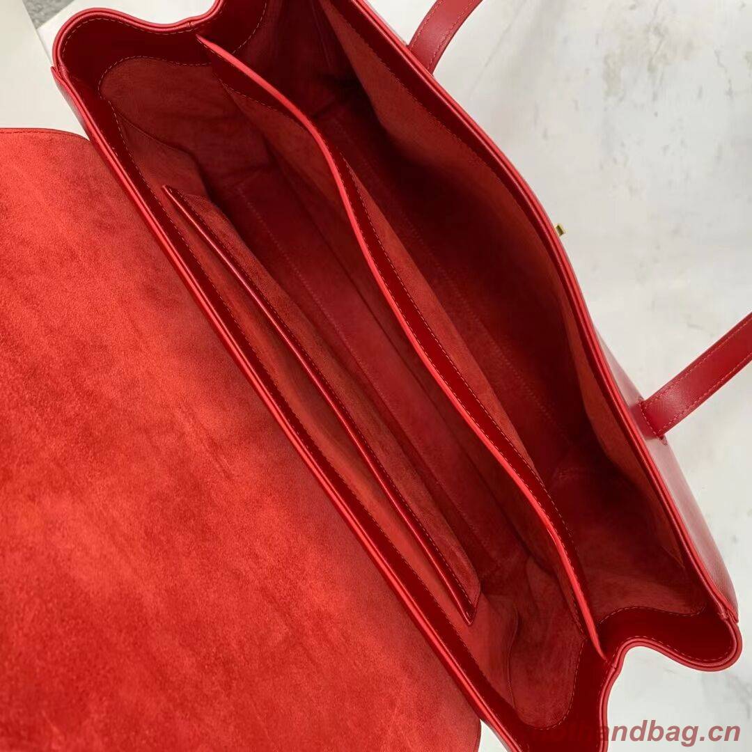 Celine MEDIUM SOFT 16 BAG IN SMOOTH CALFSKIN CR94043 red Celine MEDIUM SOFT 16 BAG IN SMOOTH CALFSKIN CR94043 red