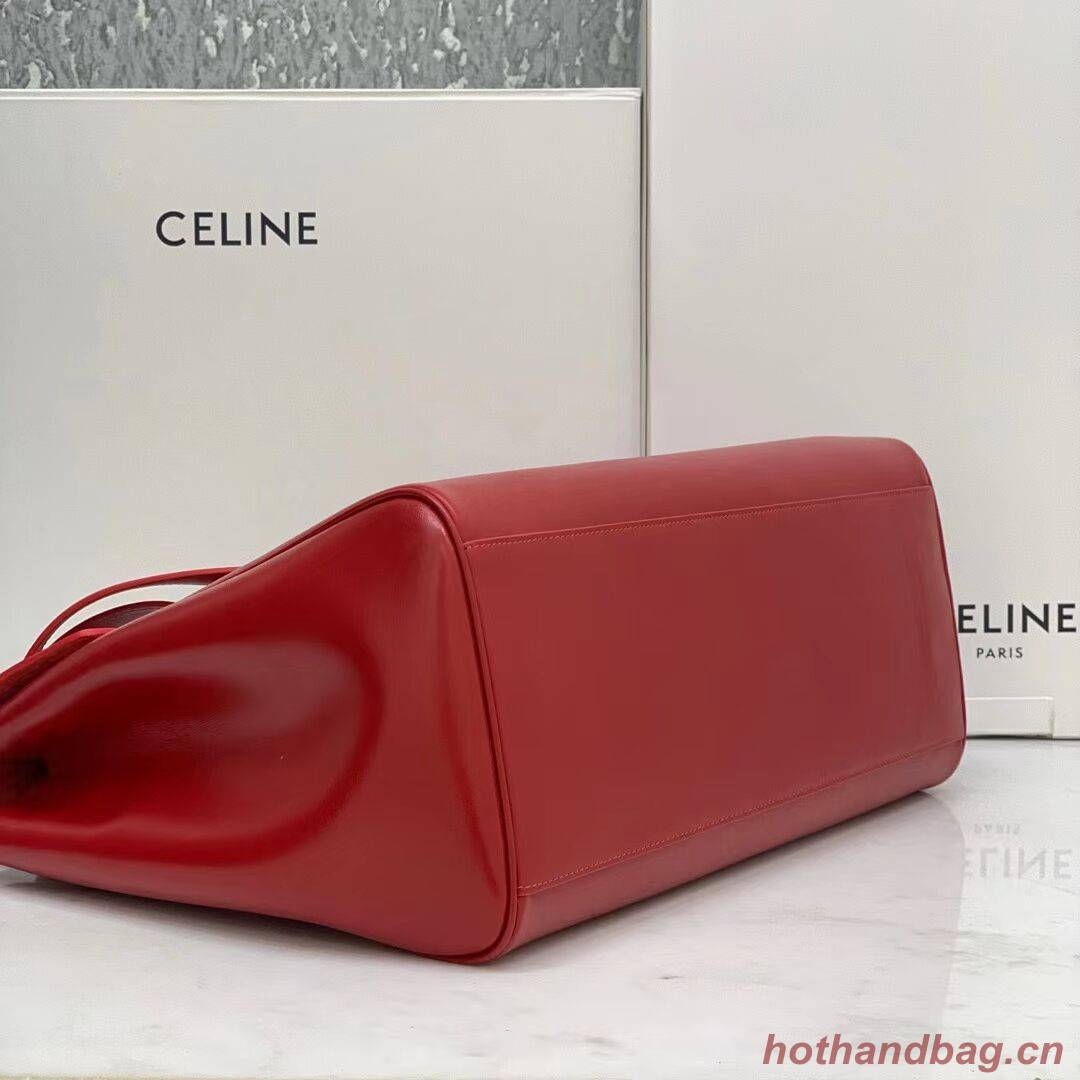 Celine MEDIUM SOFT 16 BAG IN SMOOTH CALFSKIN CR94043 red Celine MEDIUM SOFT 16 BAG IN SMOOTH CALFSKIN CR94043 red