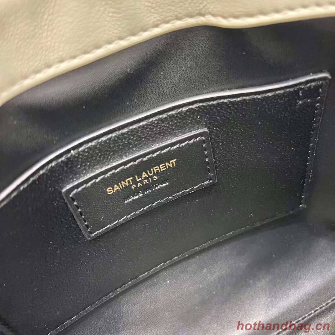 Yves Saint Laurent VICTOIRE BABY CLUTCH IN LEATHER Y357361 cream Yves Saint Laurent VICTOIRE BABY CLUTCH IN LEATHER Y357361 cream