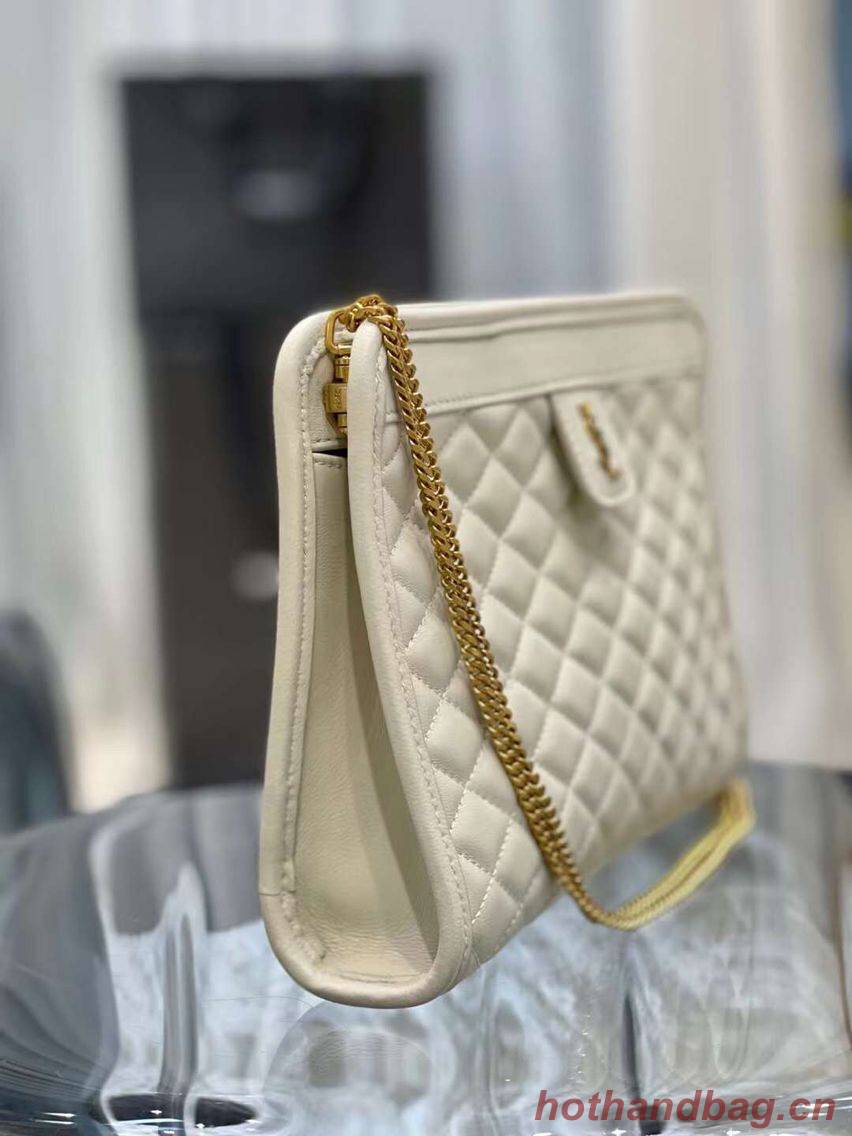 Yves Saint Laurent VICTOIRE BABY CLUTCH IN LEATHER Y357361 cream Yves Saint Laurent VICTOIRE BABY CLUTCH IN LEATHER Y357361 cream