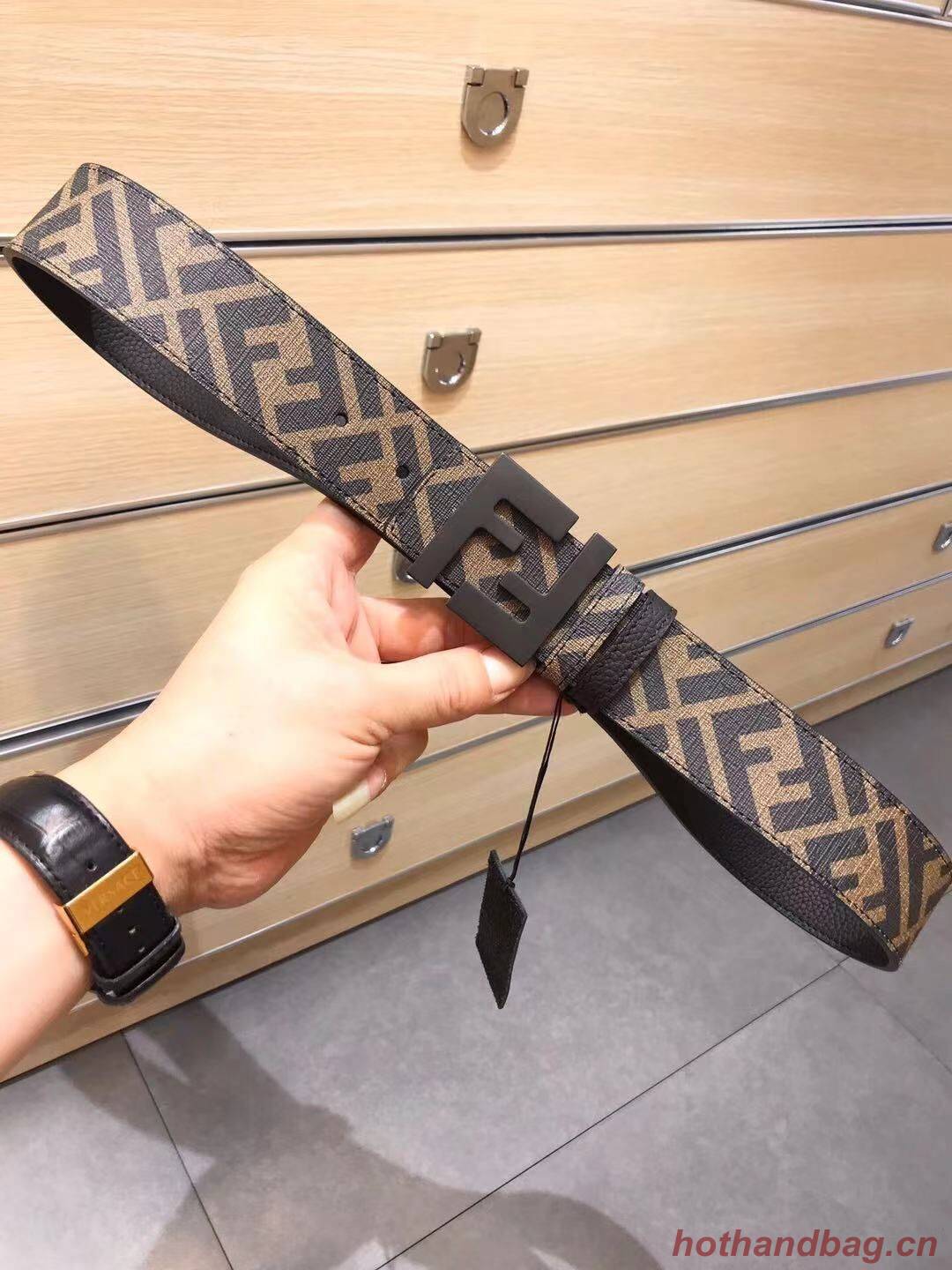 Fendi Leather Belt F2370 Brown Fendi Leather Belt F2370 Brown