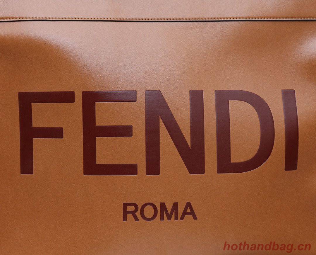 FENDI Shopper leather bag F6398 Brown FENDI Shopper leather bag F6398 Brown