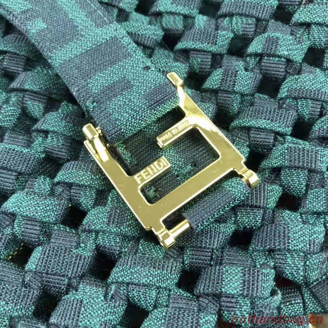Fendi Weave Bag F6501 blackish green Fendi Weave Bag F6501 blackish green