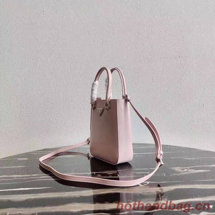 Prada Small brushed leather tote 1AD331 pink Prada Small brushed leather tote 1AD331 pink