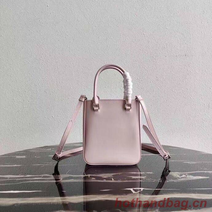 Prada Small brushed leather tote 1AD331 pink Prada Small brushed leather tote 1AD331 pink