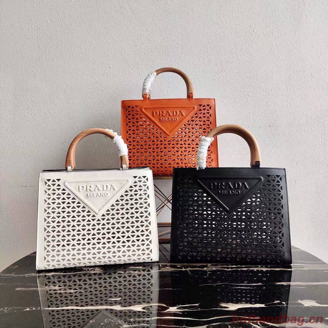 Prada leather tote bag 1AG405 black Prada leather tote bag 1AG405 black