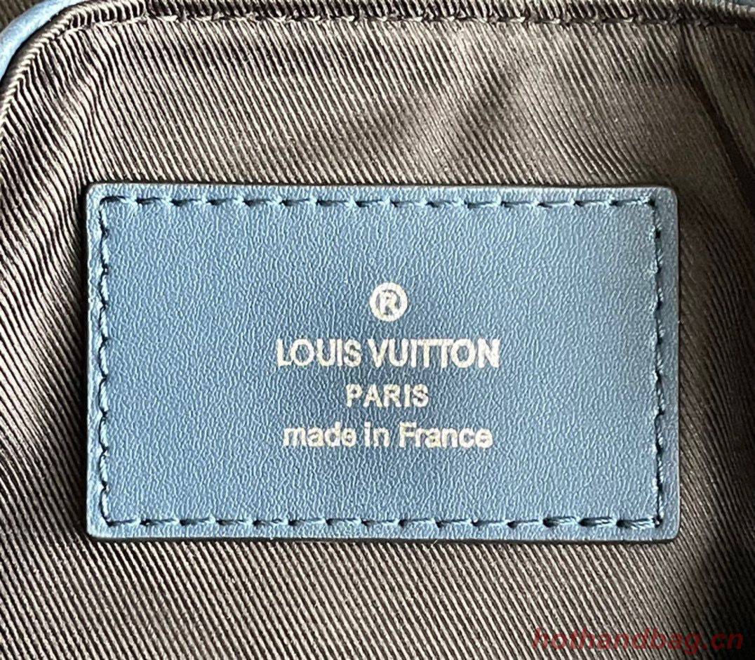 Louis Vuitton Christopher XS Backpack Taurillon Leather M58495 Navy Louis Vuitton Christopher XS Backpack Taurillon Leather M58495 Navy