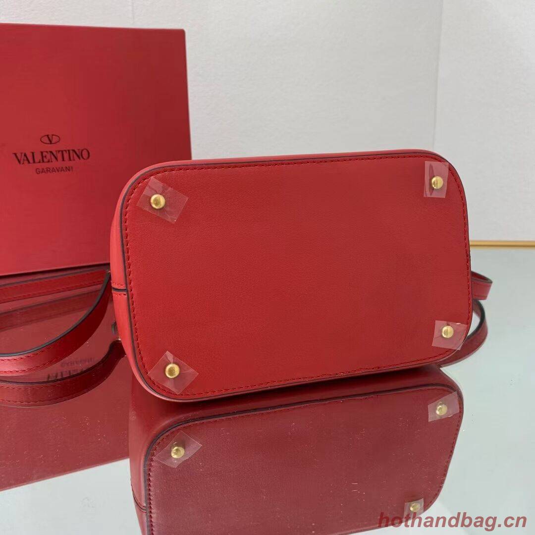 VALENTINO calf leather handbag V0754 red VALENTINO calf leather handbag V0754 red