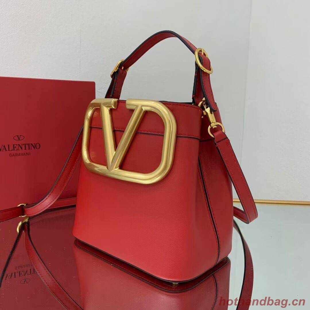 VALENTINO calf leather handbag V0754 red VALENTINO calf leather handbag V0754 red